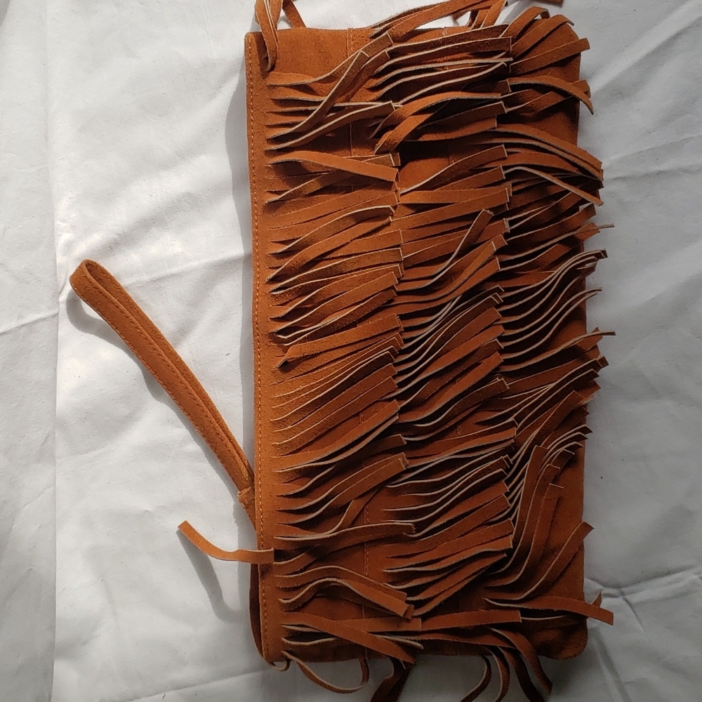 Wristlet Fringe Purse